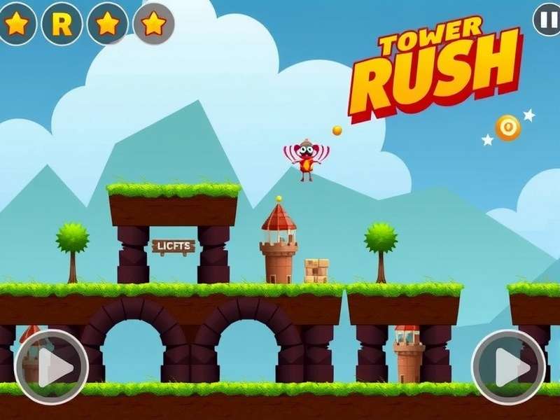 Twist Tower Rush Gameplay Screenshot